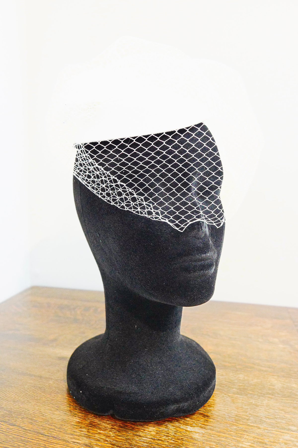 Ice White Fascinator