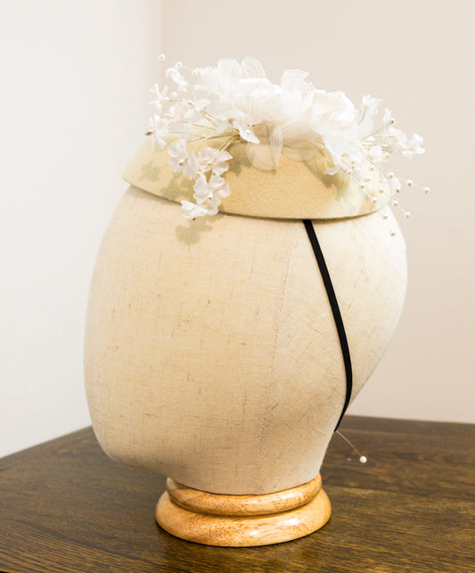 Pearl Blossom Fascinator