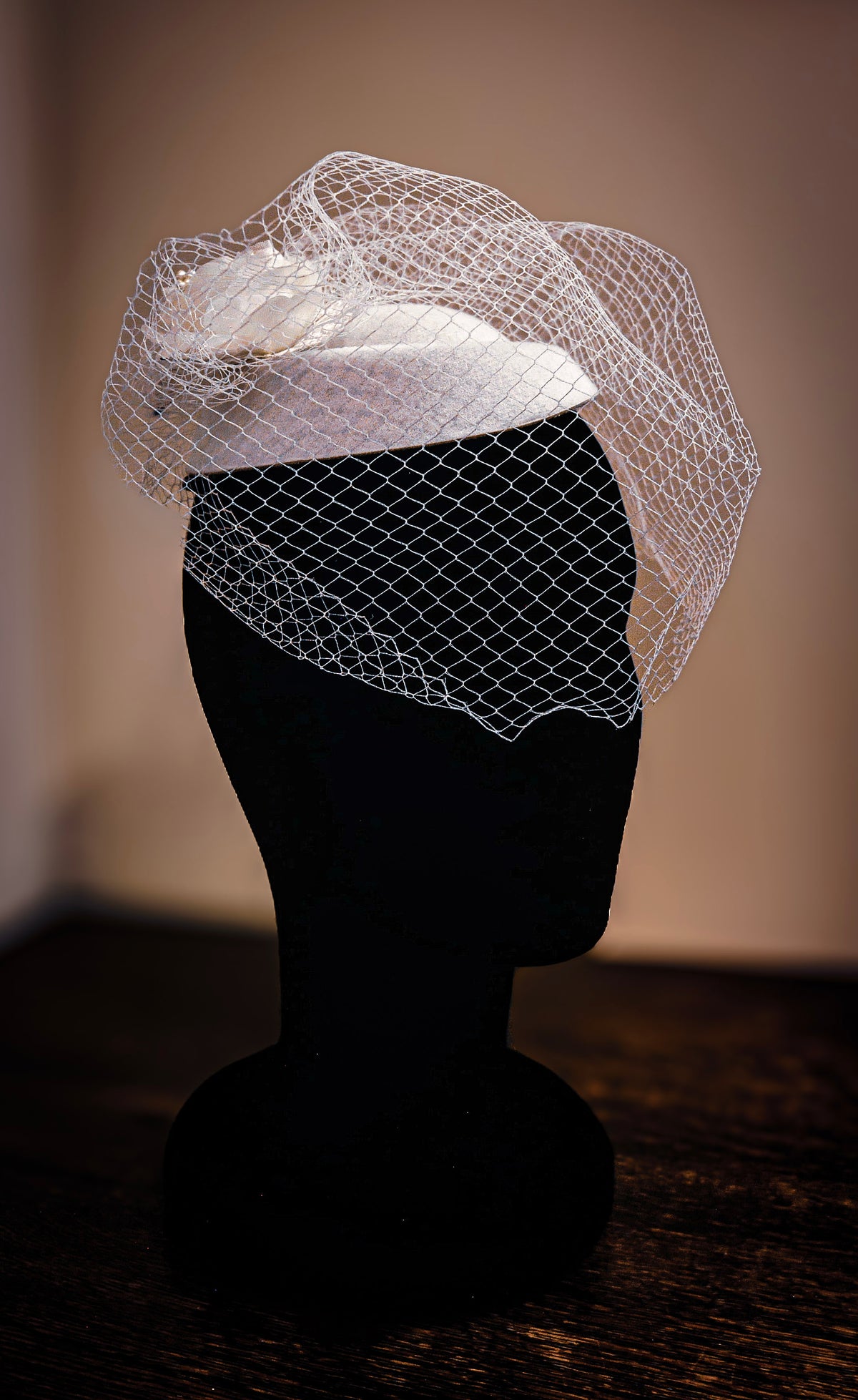 Ice White Fascinator