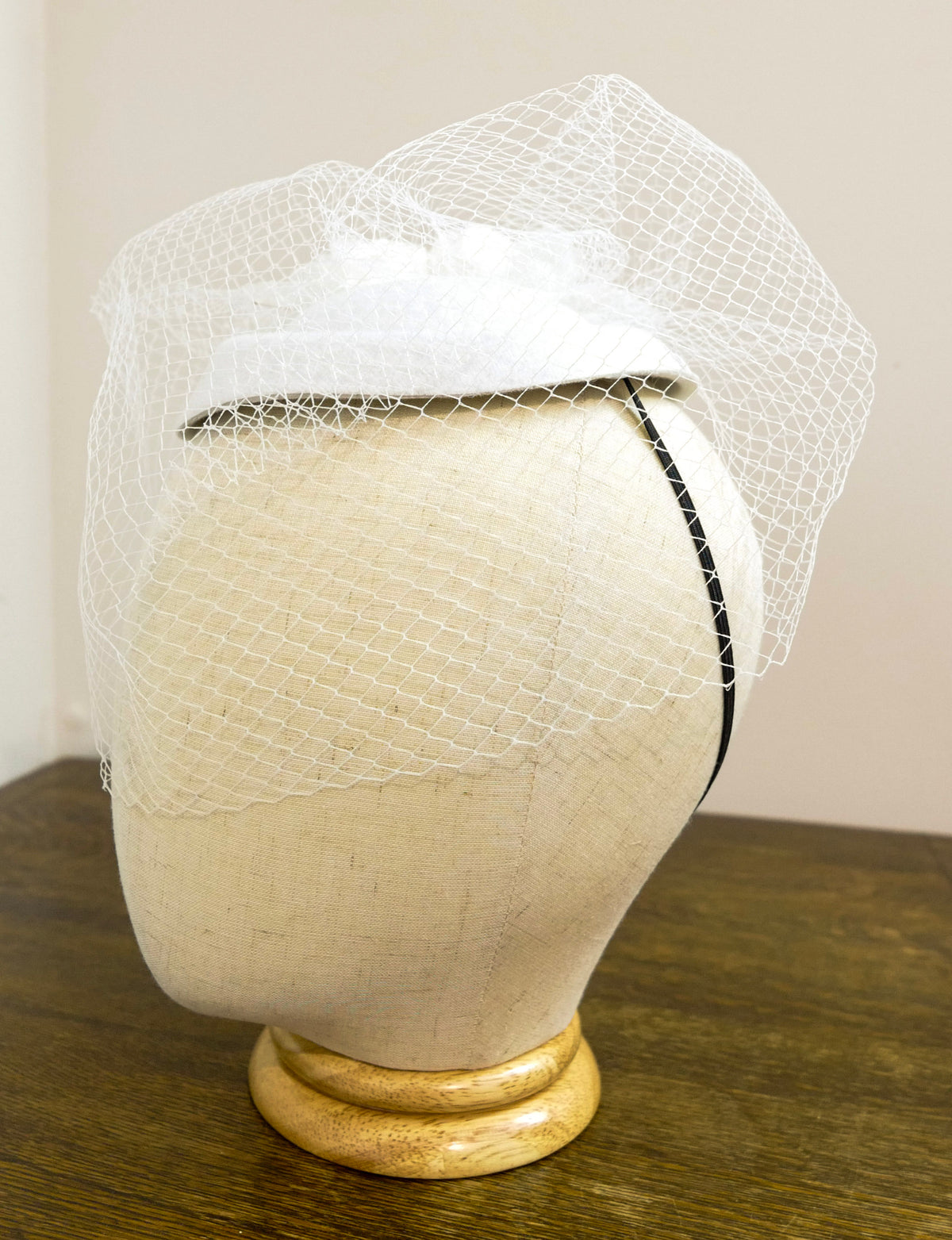 Ice White Fascinator