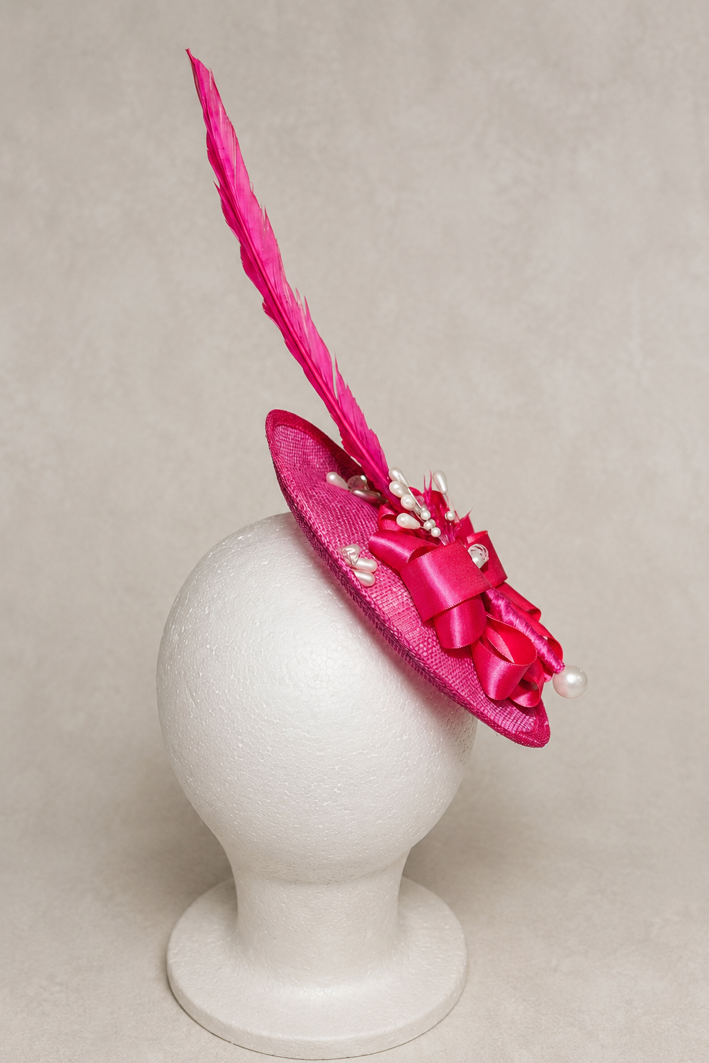 Fuchsia Flight Fascinator