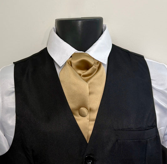 Formal Antique Gold Cravat – Limited Availability