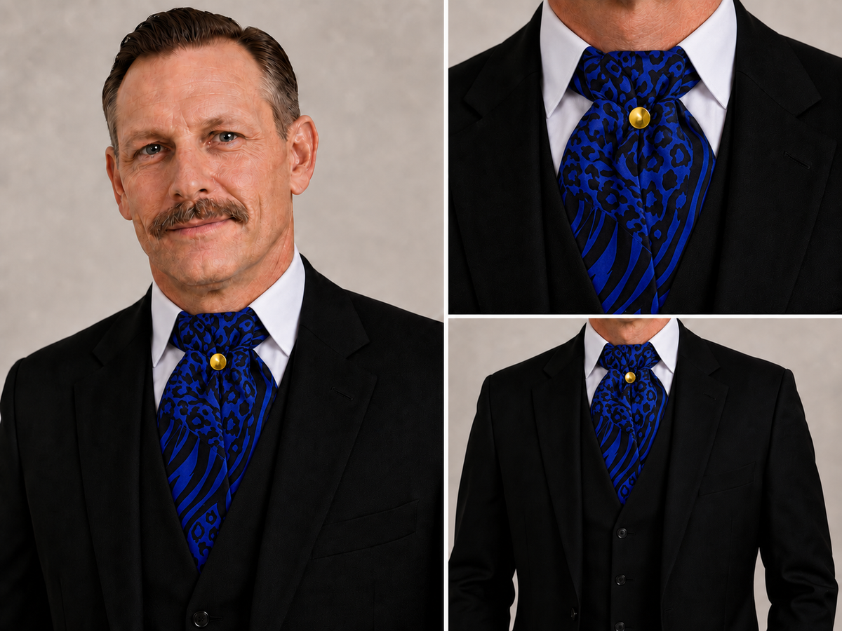 River Print Cravat