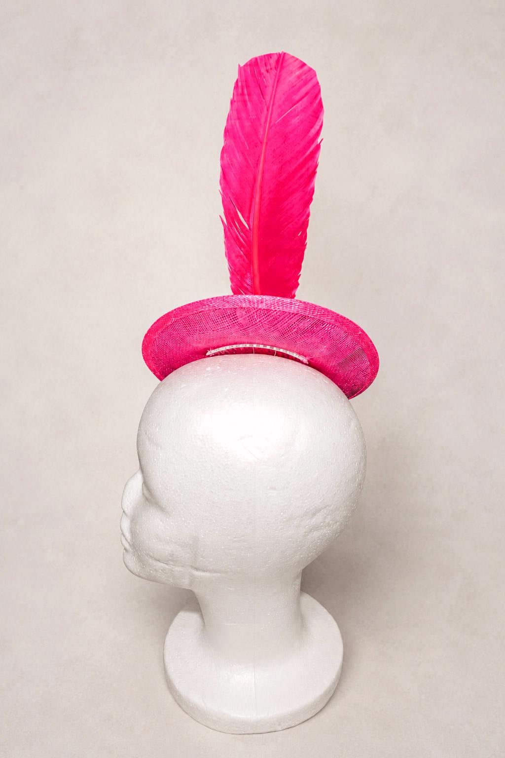 Fuchsia Flight Fascinator __etsy:8607042432